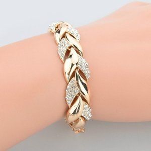 Braided Leaf Bracelet